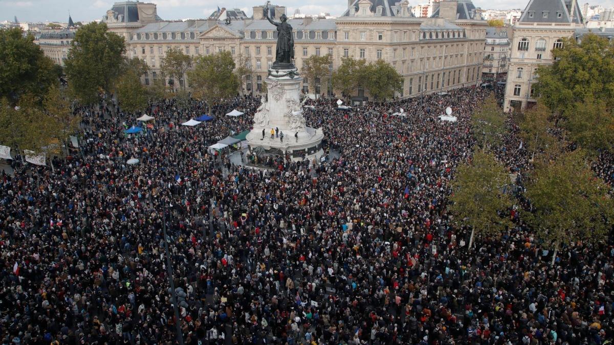 Митинги в Париже