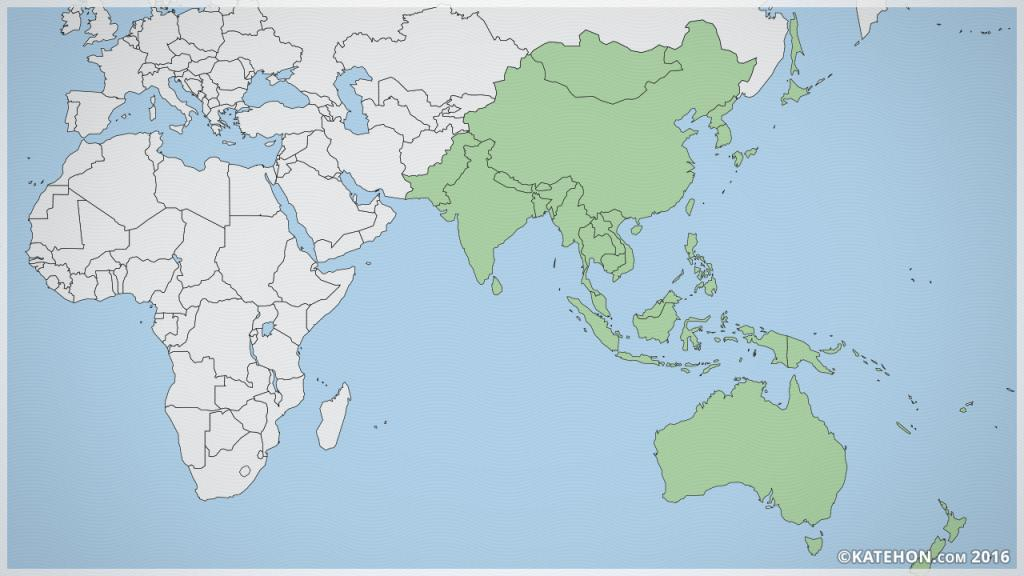 Asia is large