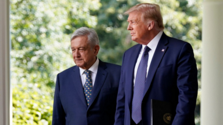 Andrés Manuel López Obrador (AMLO) and Donald Trump