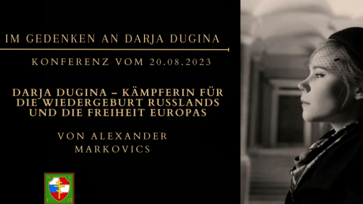 Darja Dugina – Kämpferin für die Wiedergeburt Russlands und die Freiheit Europas