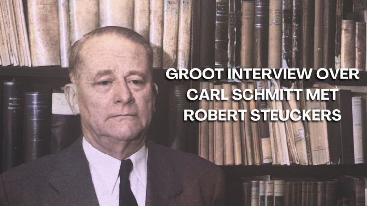 Groot interview over Carl Schmitt met Robert Steuckers